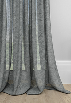Pescara Voile, Slate - Made to Measure Curtains